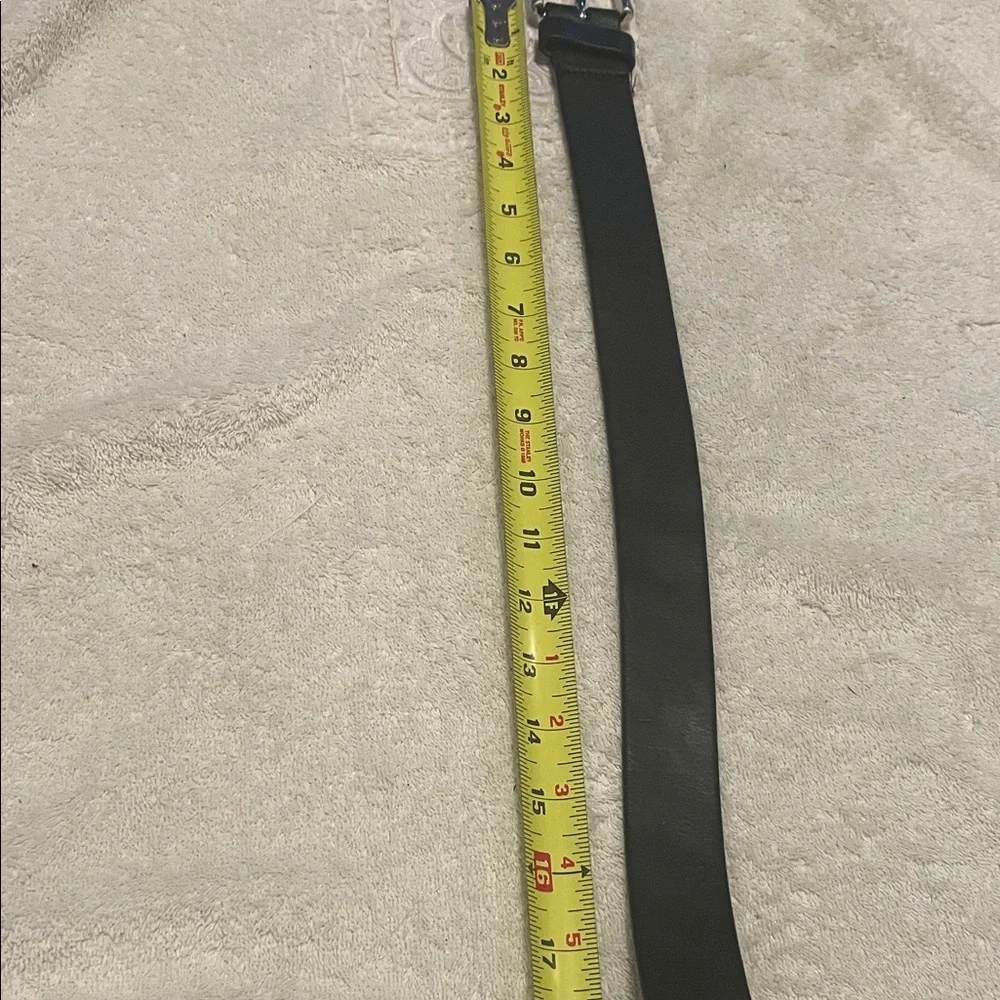 Banana Republic Leather Belt With Solid Brass Buckle
